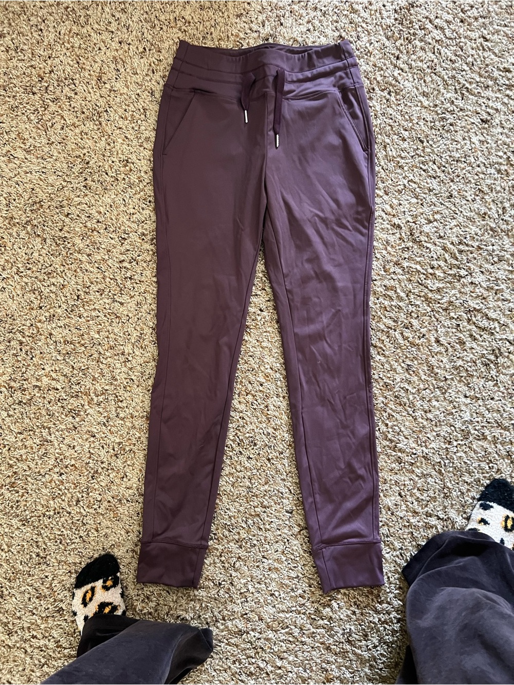 Halara plum joggers